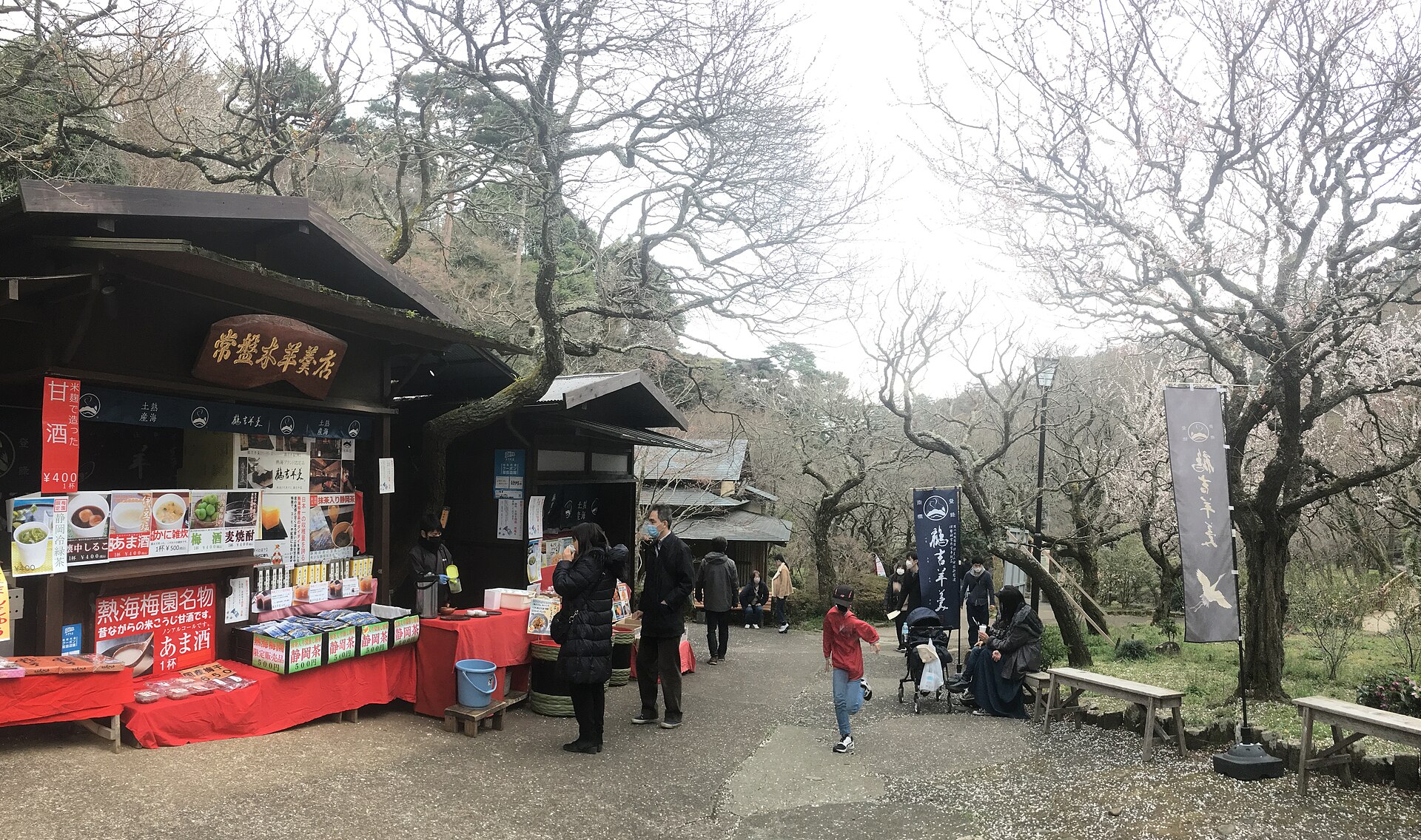 熱海梅園の紅葉