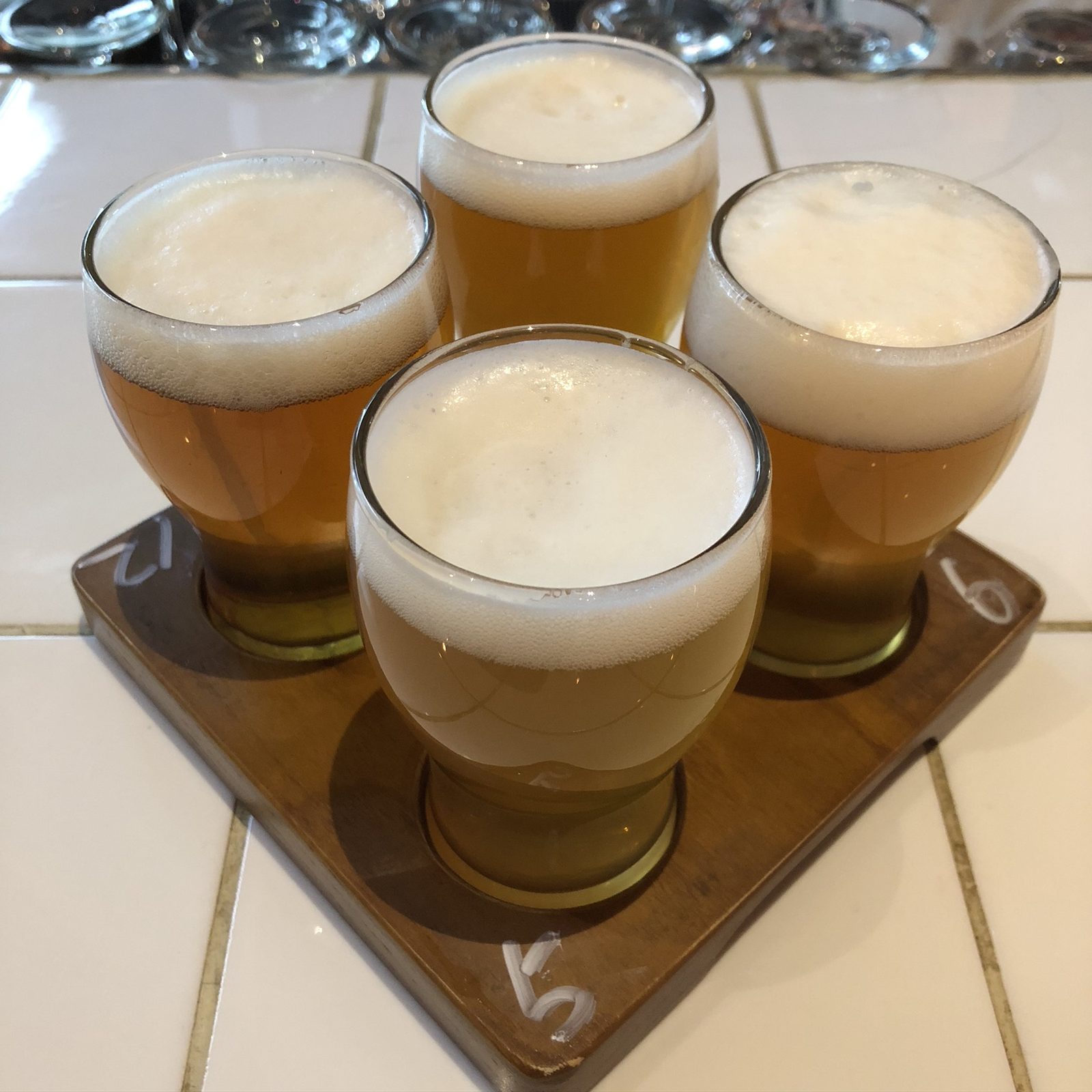 遠野産ホップを使ったクラフトビールの飲み比べ