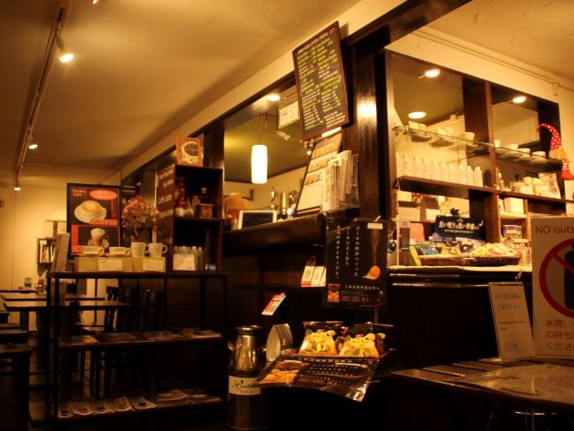 フラノカフェの店内