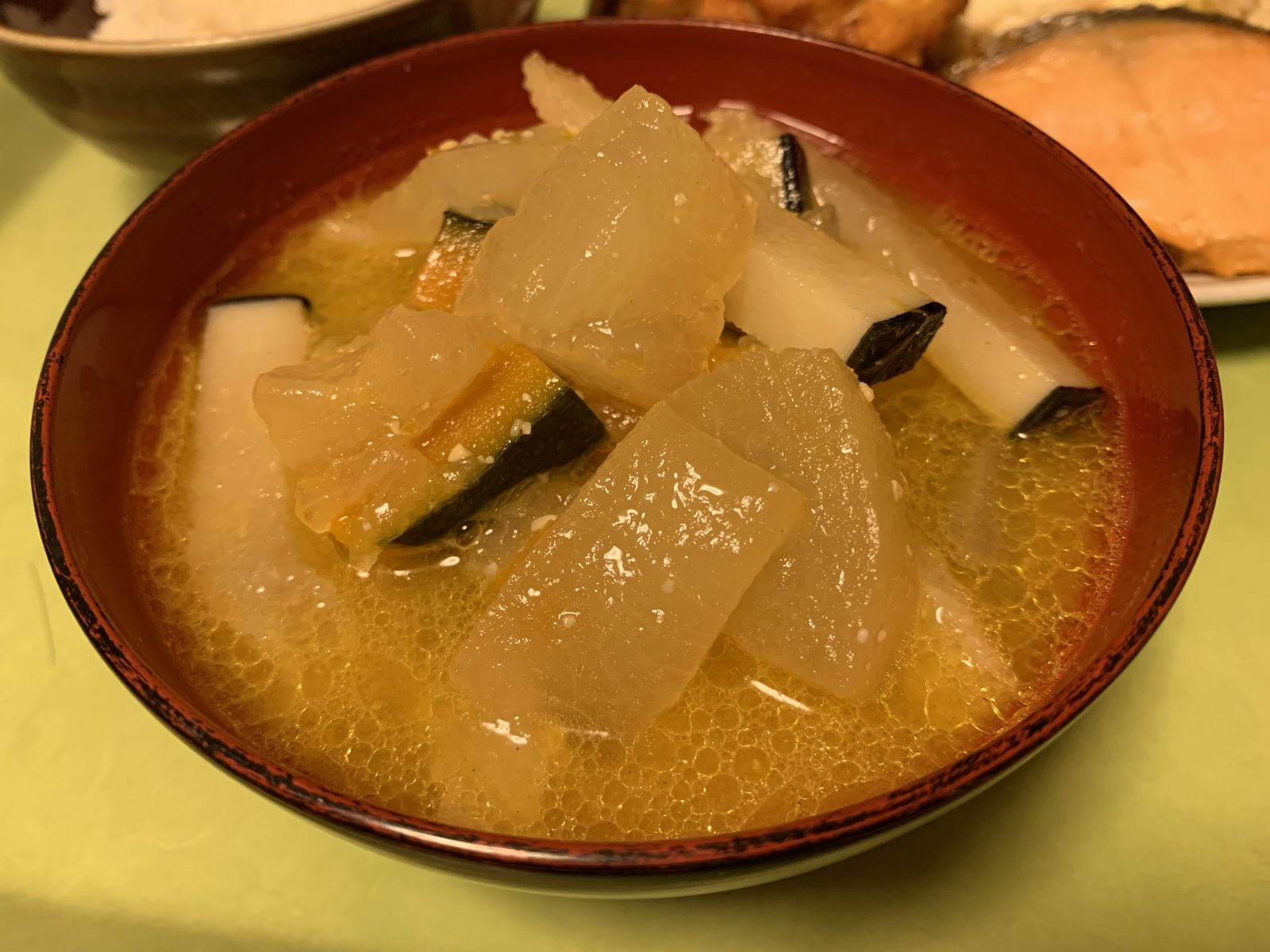 くじら汁のイメージ（実際の提供内容とは異なります）