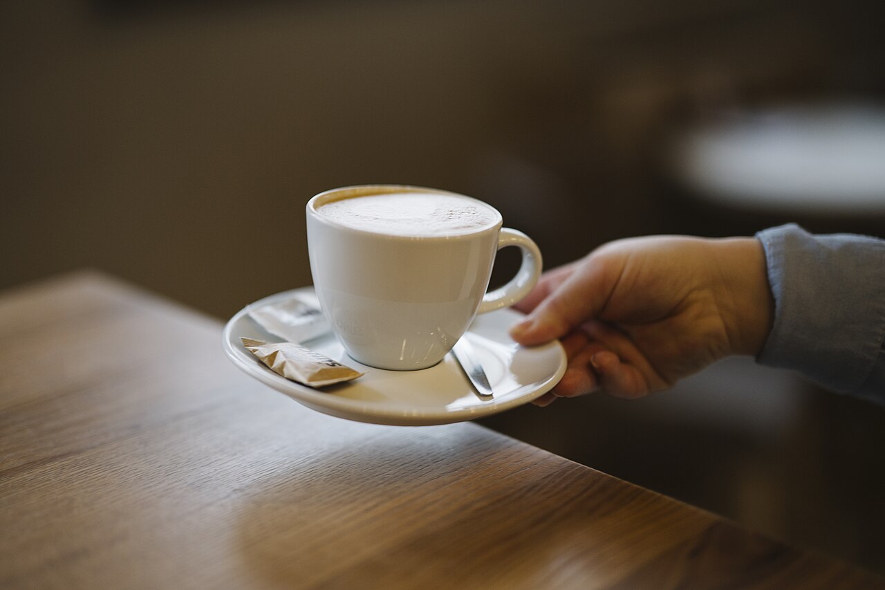 テラス席のカフェメニュー