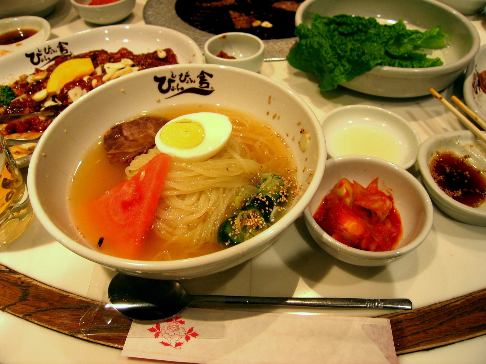 道の駅とざわ高麗館の冷麺のイメージ