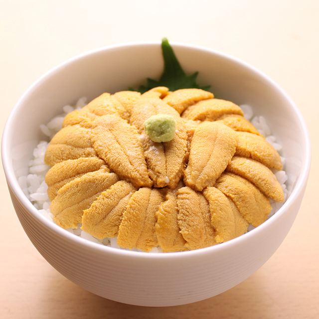 函館朝市のうに丼
