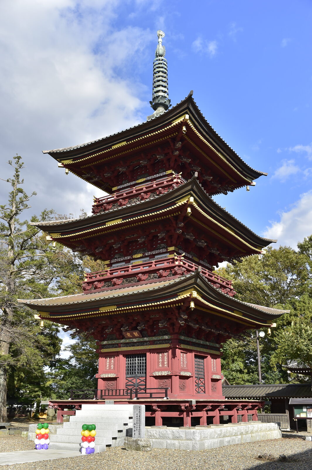 板橋不動尊(不動院)の三重塔
