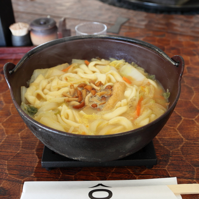 ほうとう不動 東恋路店の料理