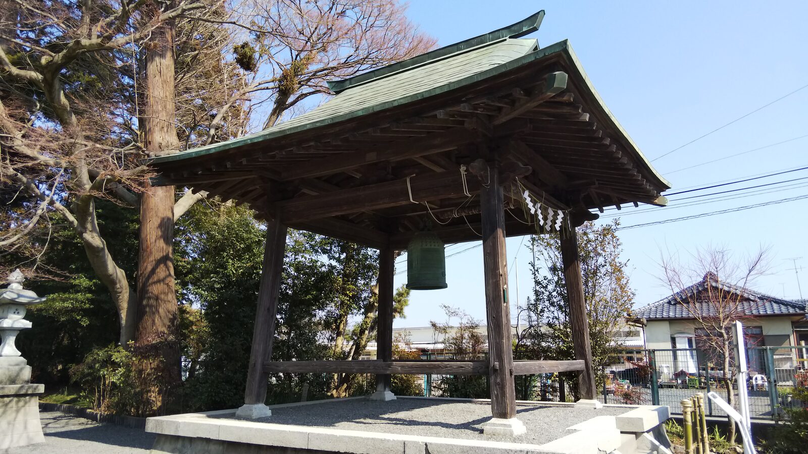 國魂神社の梵鐘