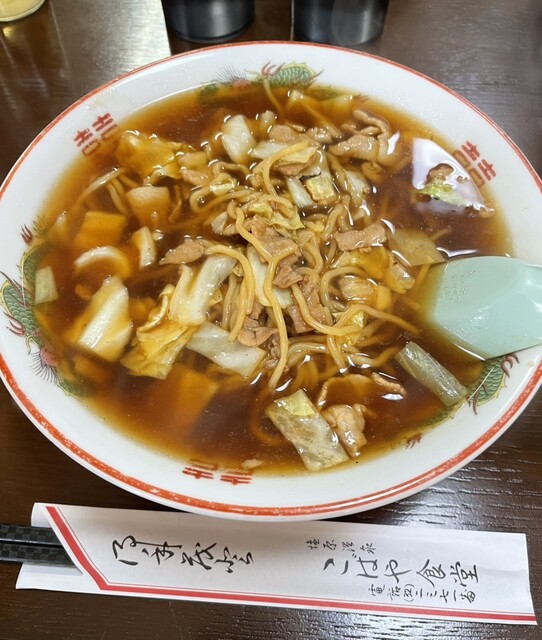 こばや食堂のスープ入り焼きそば