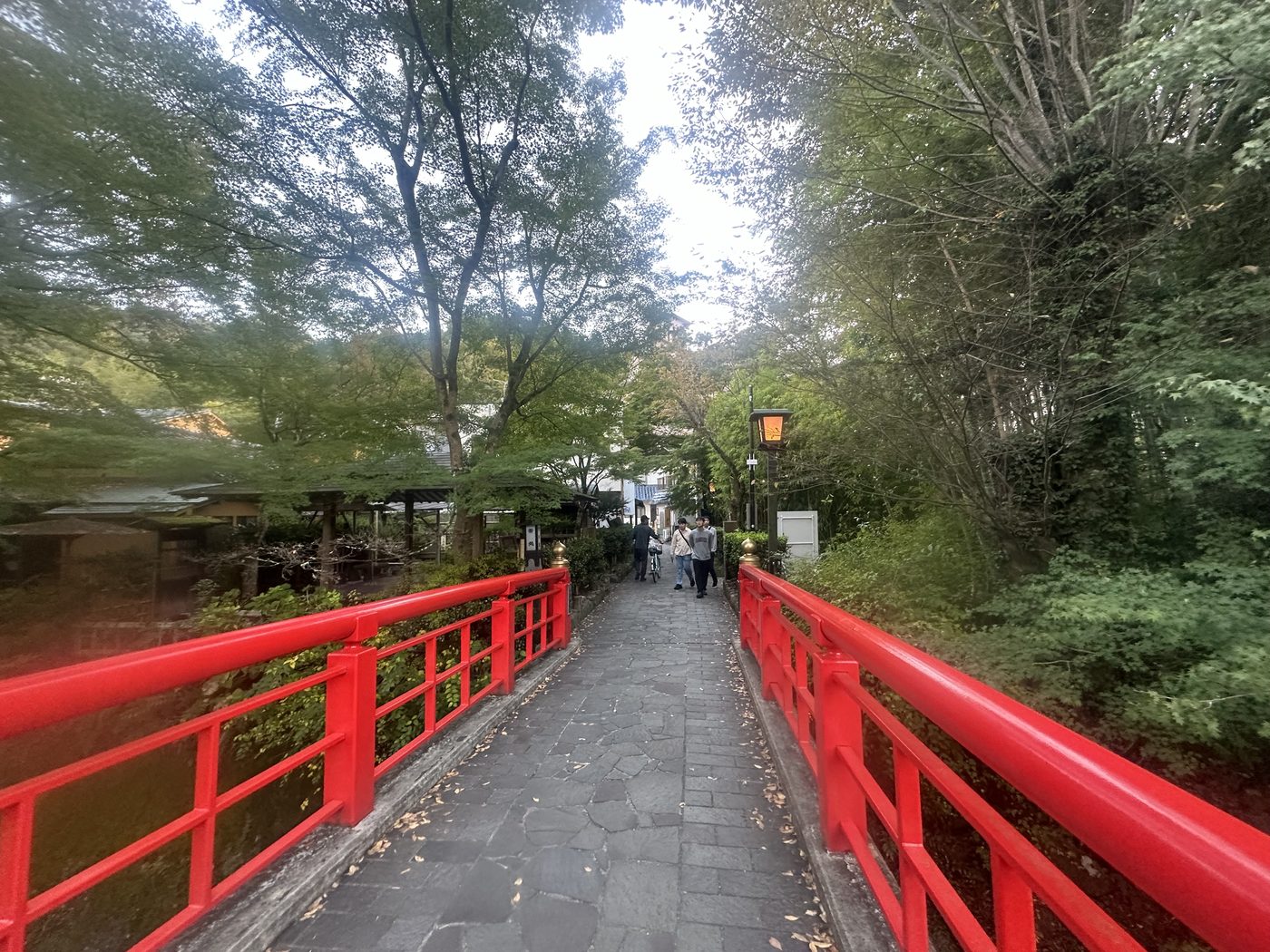 桂川沿いに宿が連なる修善寺温泉街