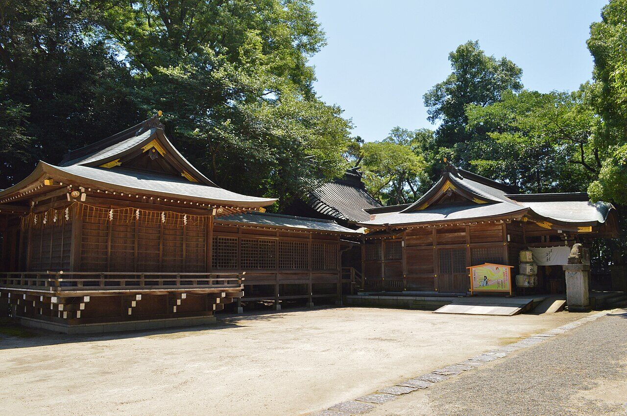 常陸國總社宮の境内
