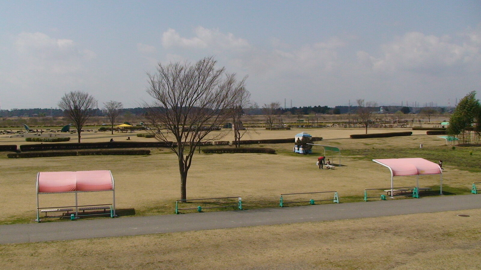 鬼怒グリーンパークの芝生広場