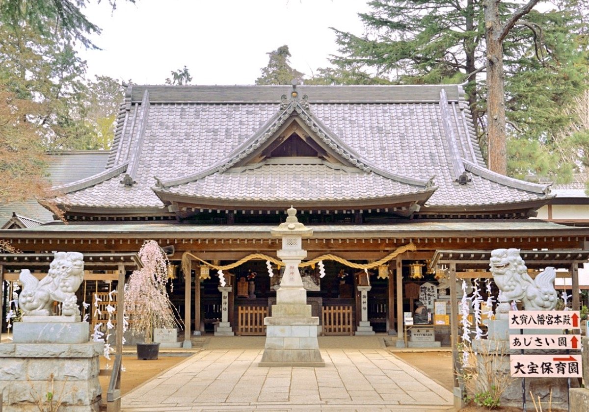 大宝八幡宮の拝殿