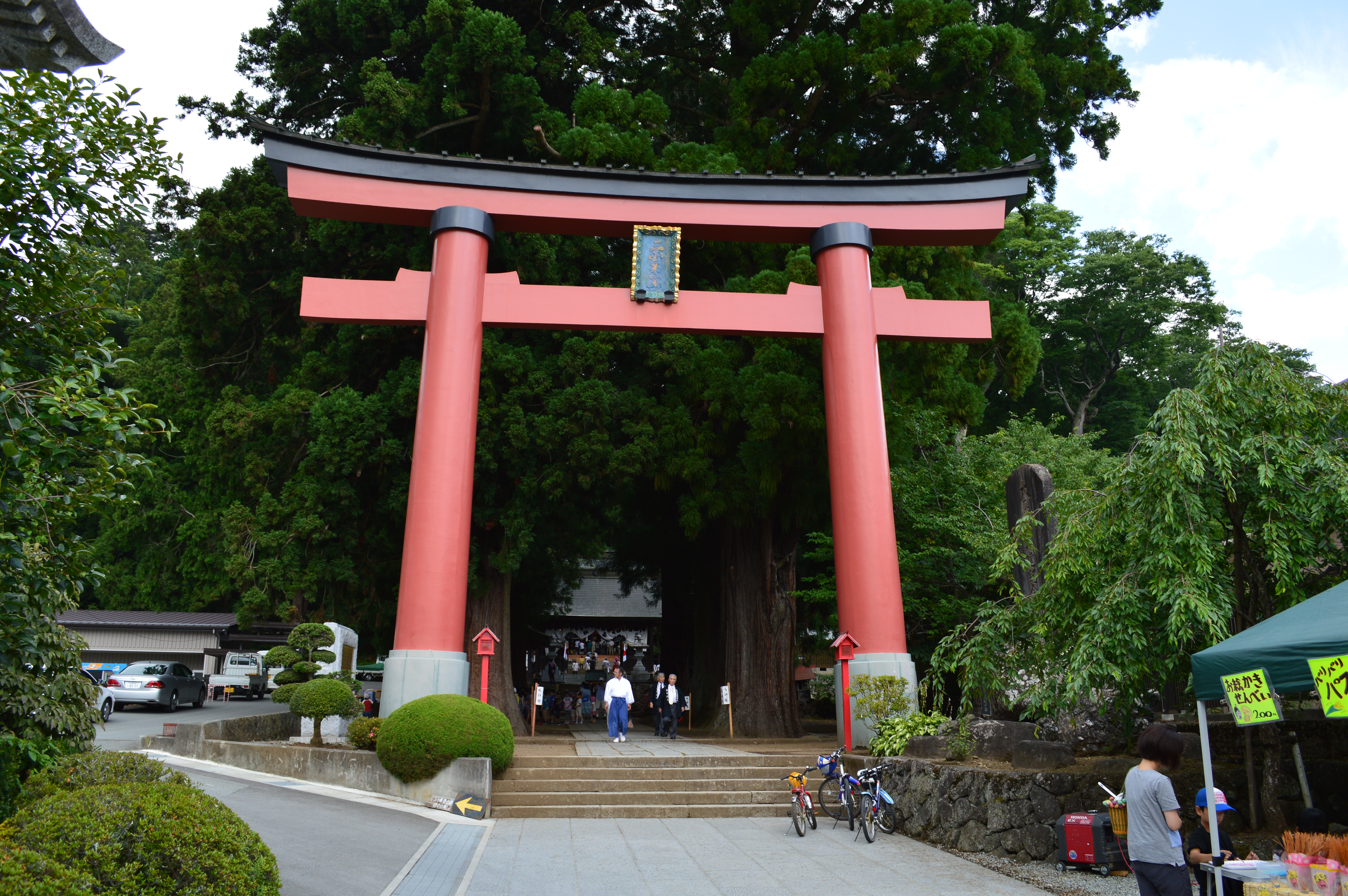 河口浅間神社の鳥居