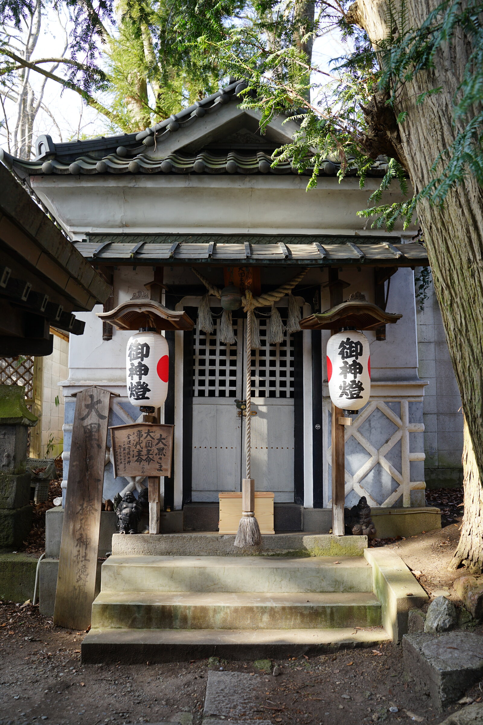 榛名神社の境内社、大国主神を祀る社殿