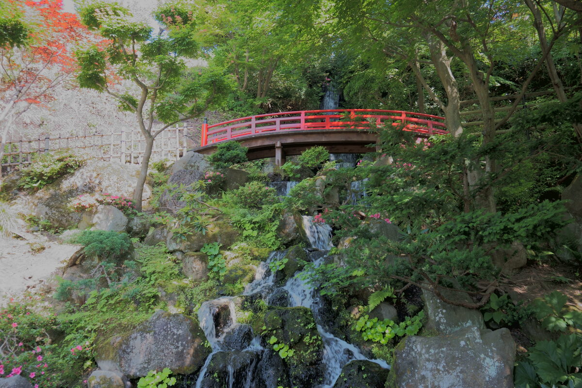 藤田記念庭園の日本庭園