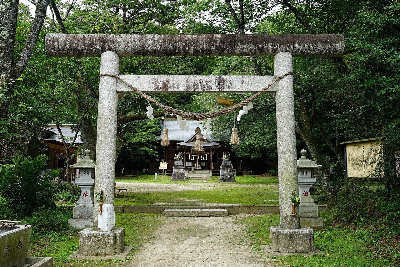 櫻川磯部稲村神社の鳥居