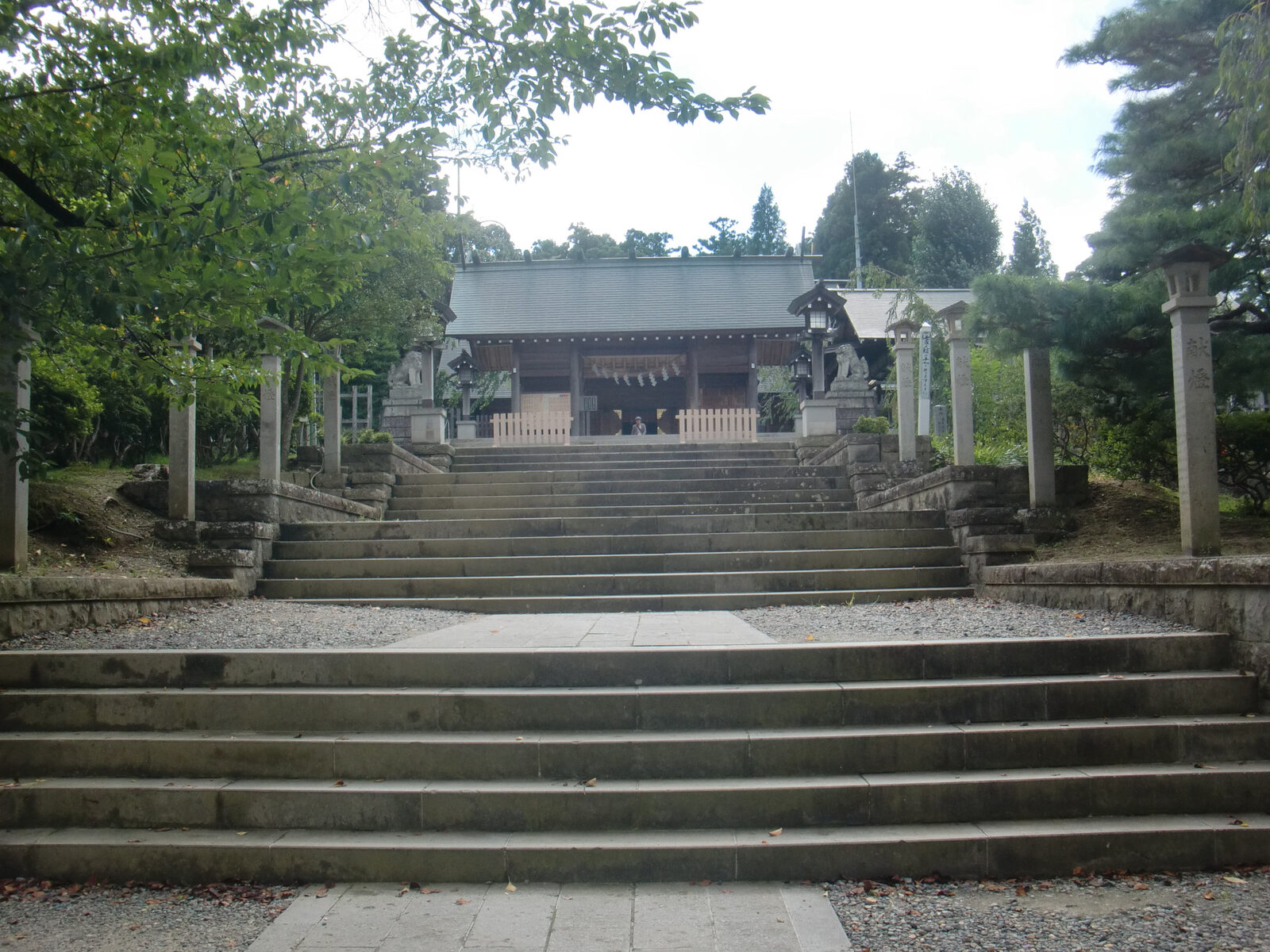 開成山大神宮の正面参道
