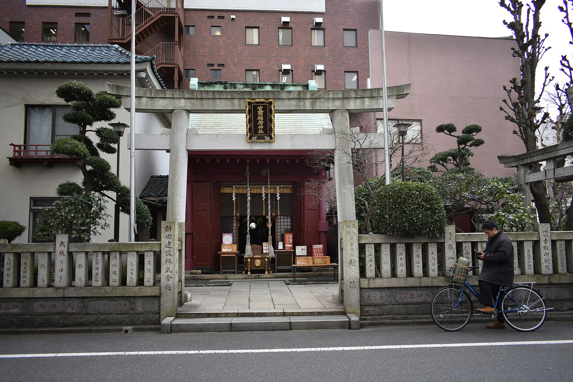 笠間稲荷神社の境内の様子