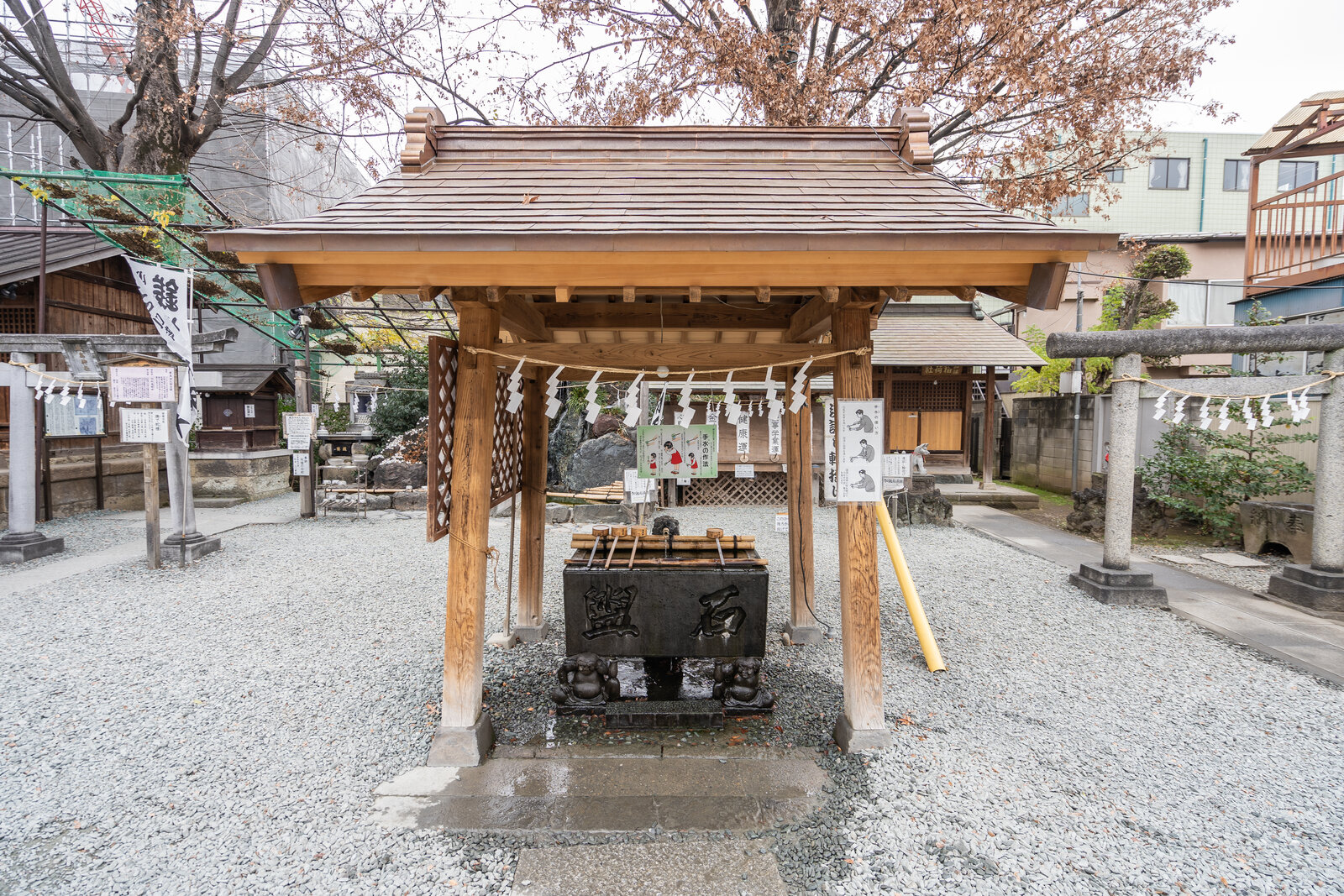 川越熊野神社の手水舎