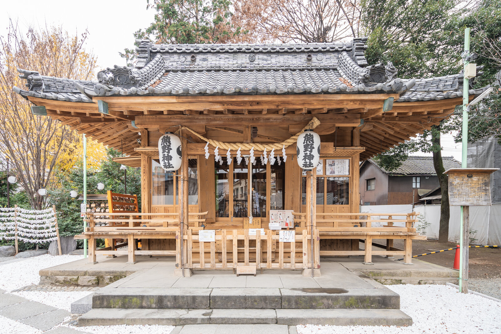 川越熊野神社の拝殿