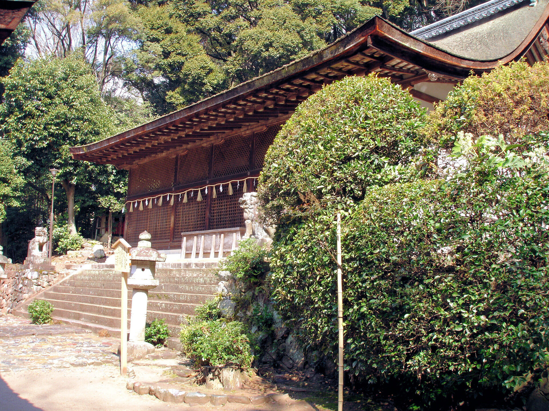 宇治上神社の国宝の拝殿