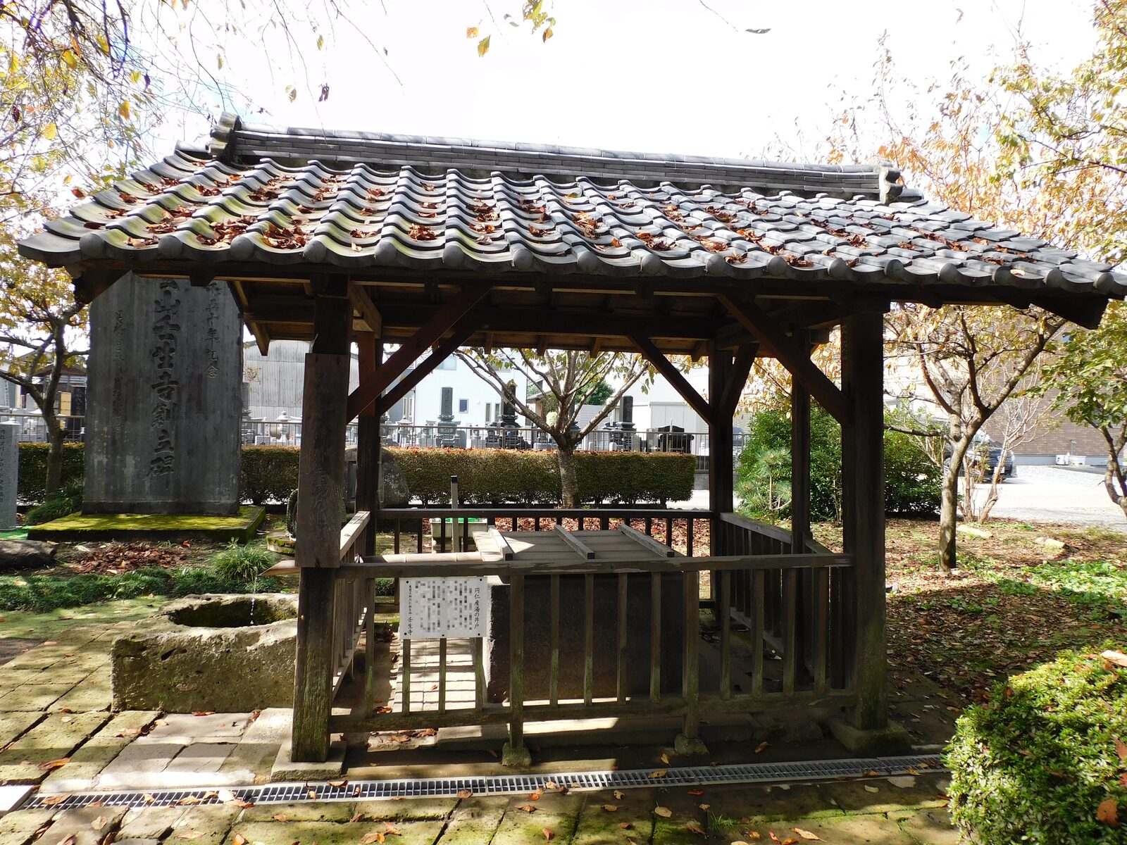 壬生寺の産湯の井戸、慈覚大師円仁の誕生に使われたと伝わる井戸