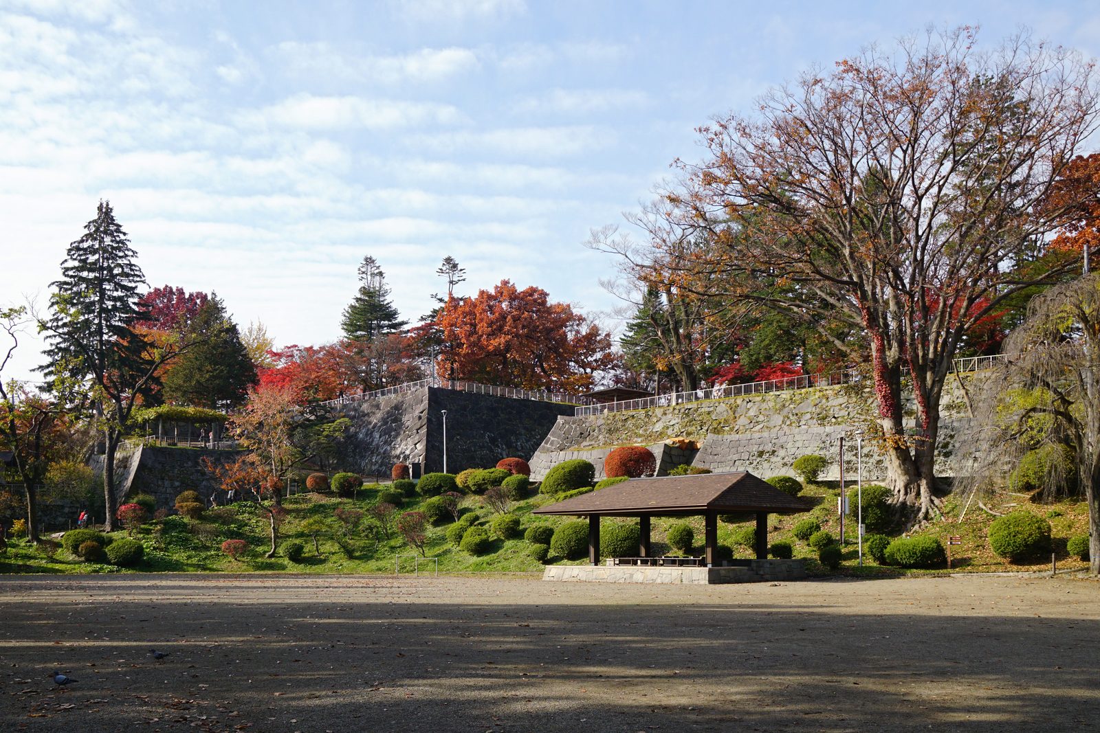 盛岡城跡公園の石垣
