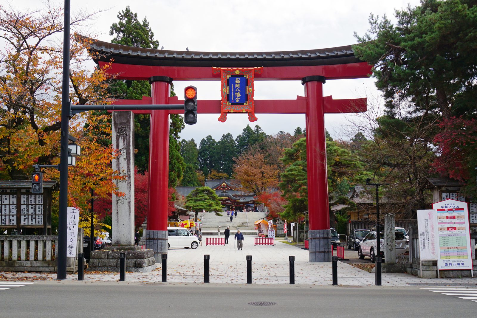 盛岡市内の様子