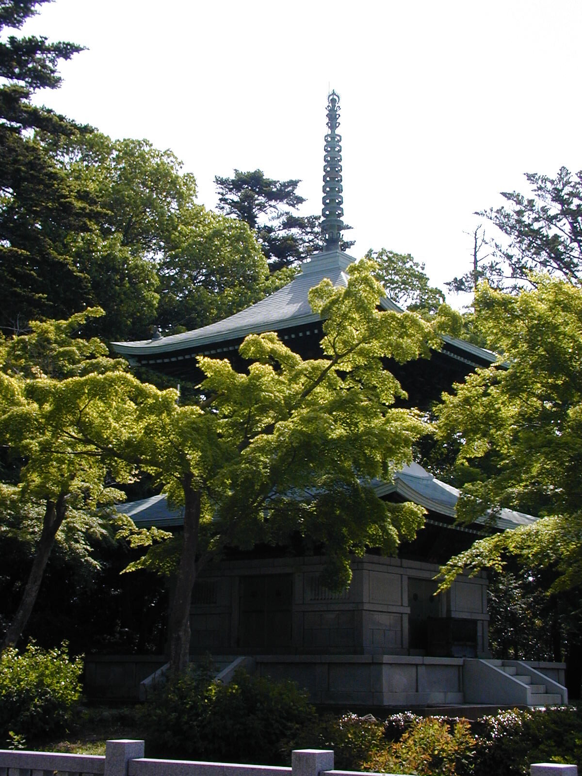 村松山虚空蔵堂の多宝塔