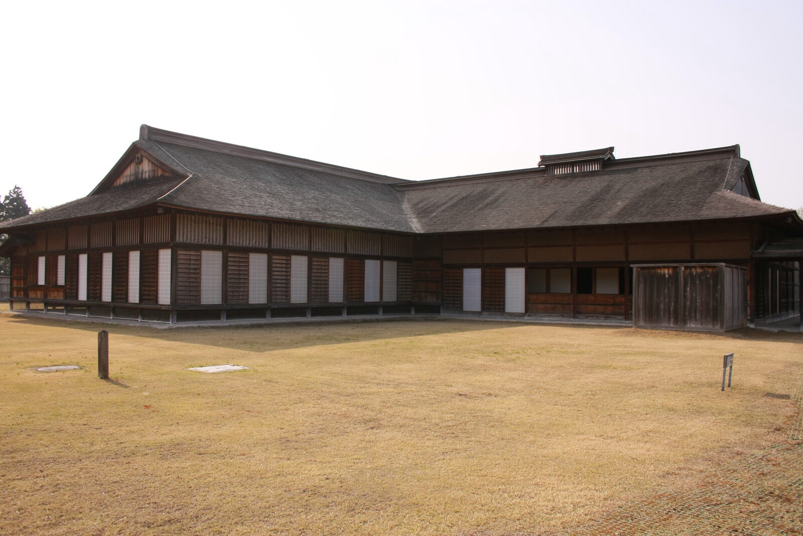 復元された根城の主殿