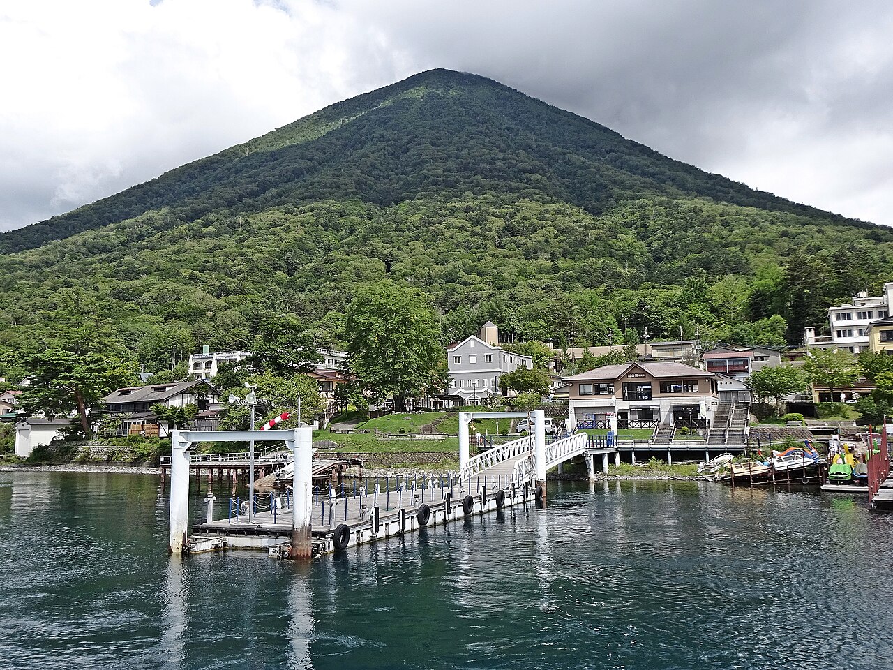 日光・中禅寺湖畔の風景