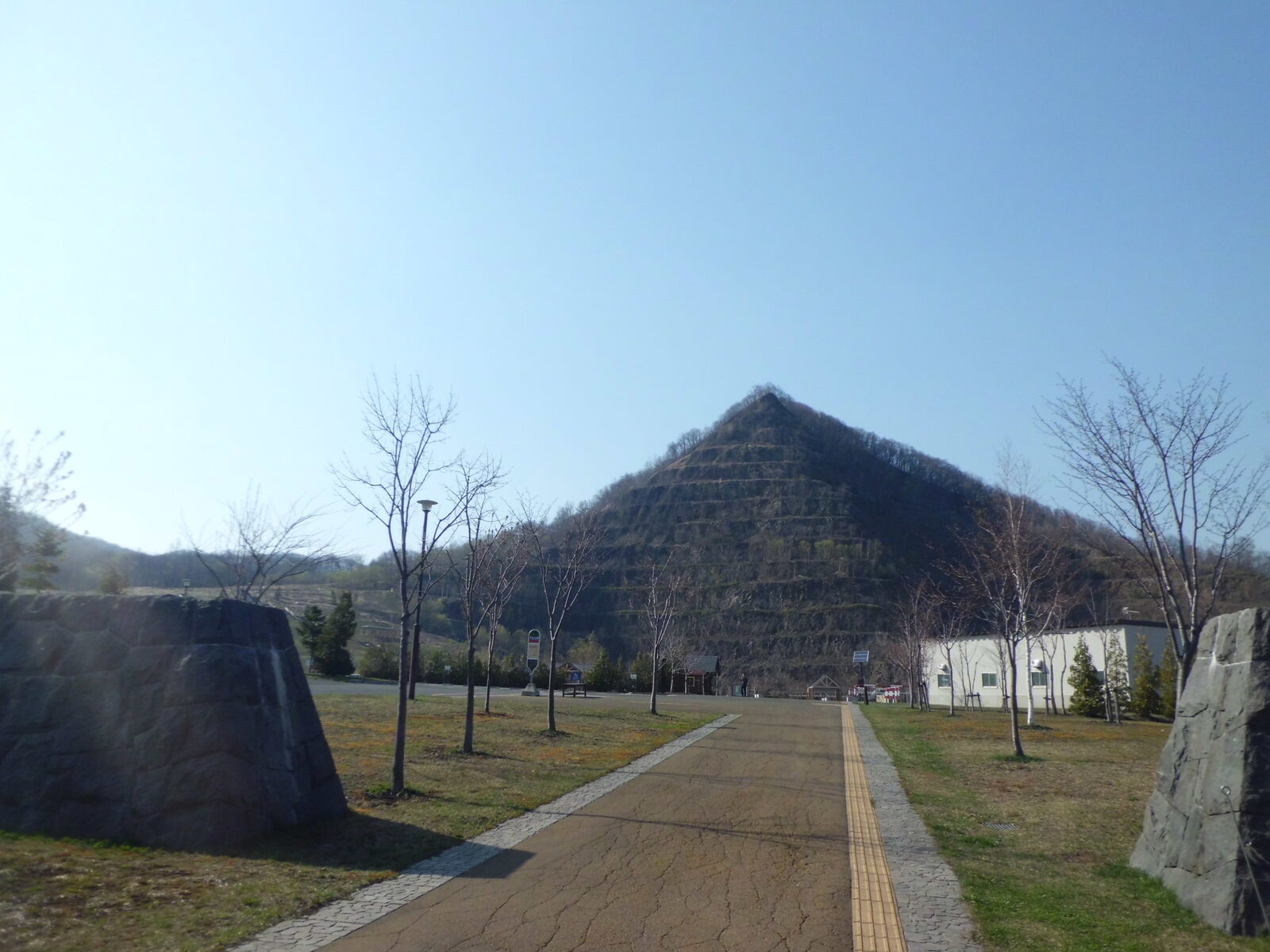 五天山公園と五天山の眺め