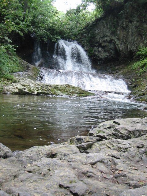 平和の滝の眺め