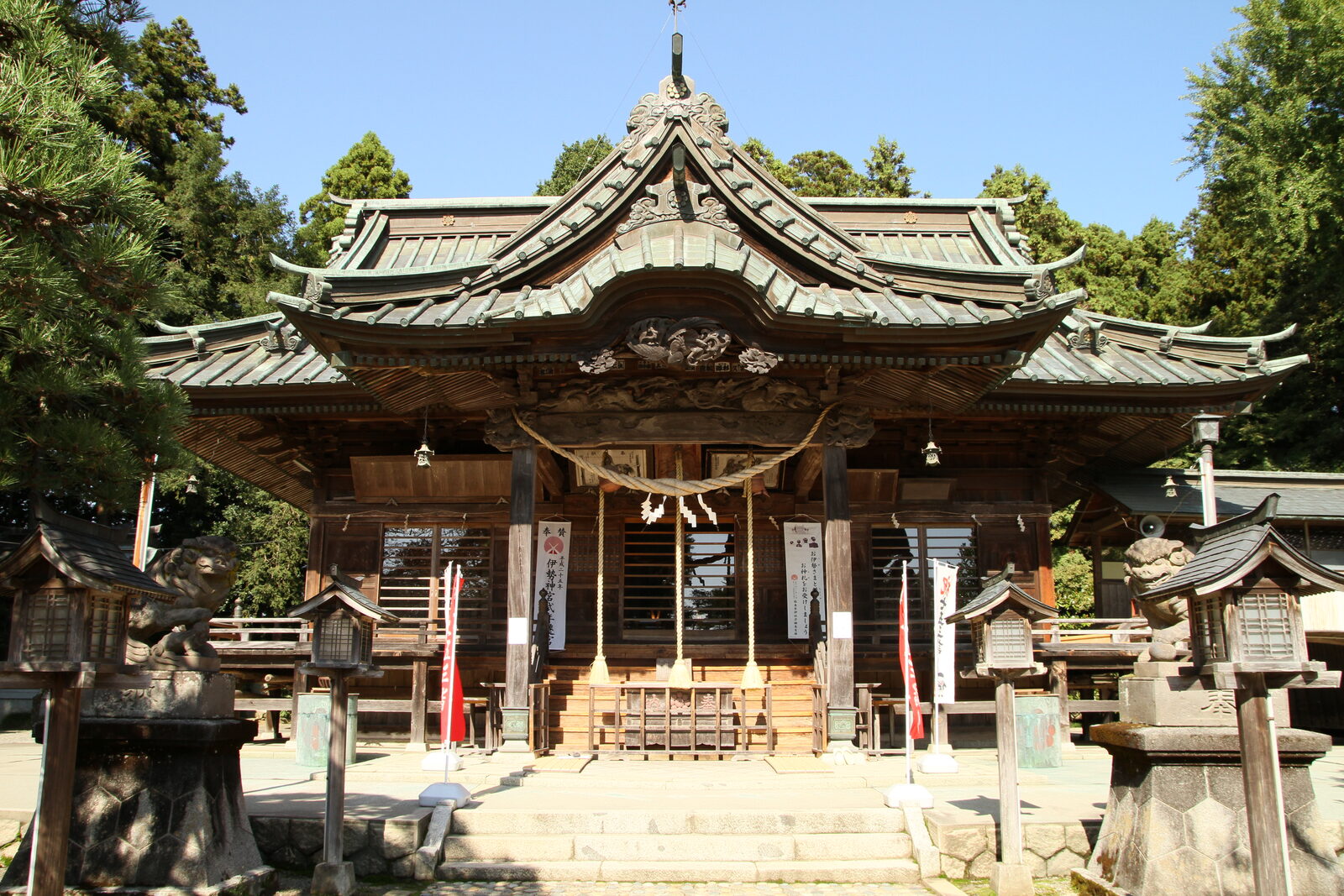 相馬小高神社の拝殿