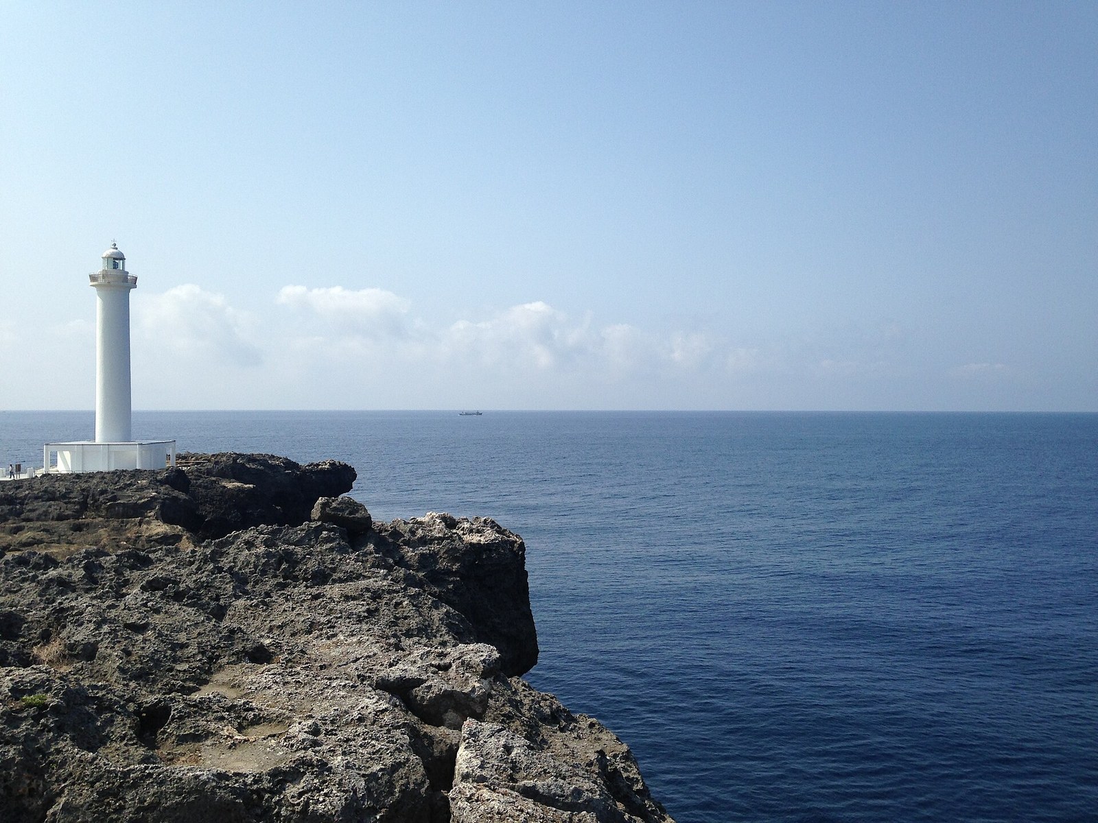 残波岬で最後の絶景