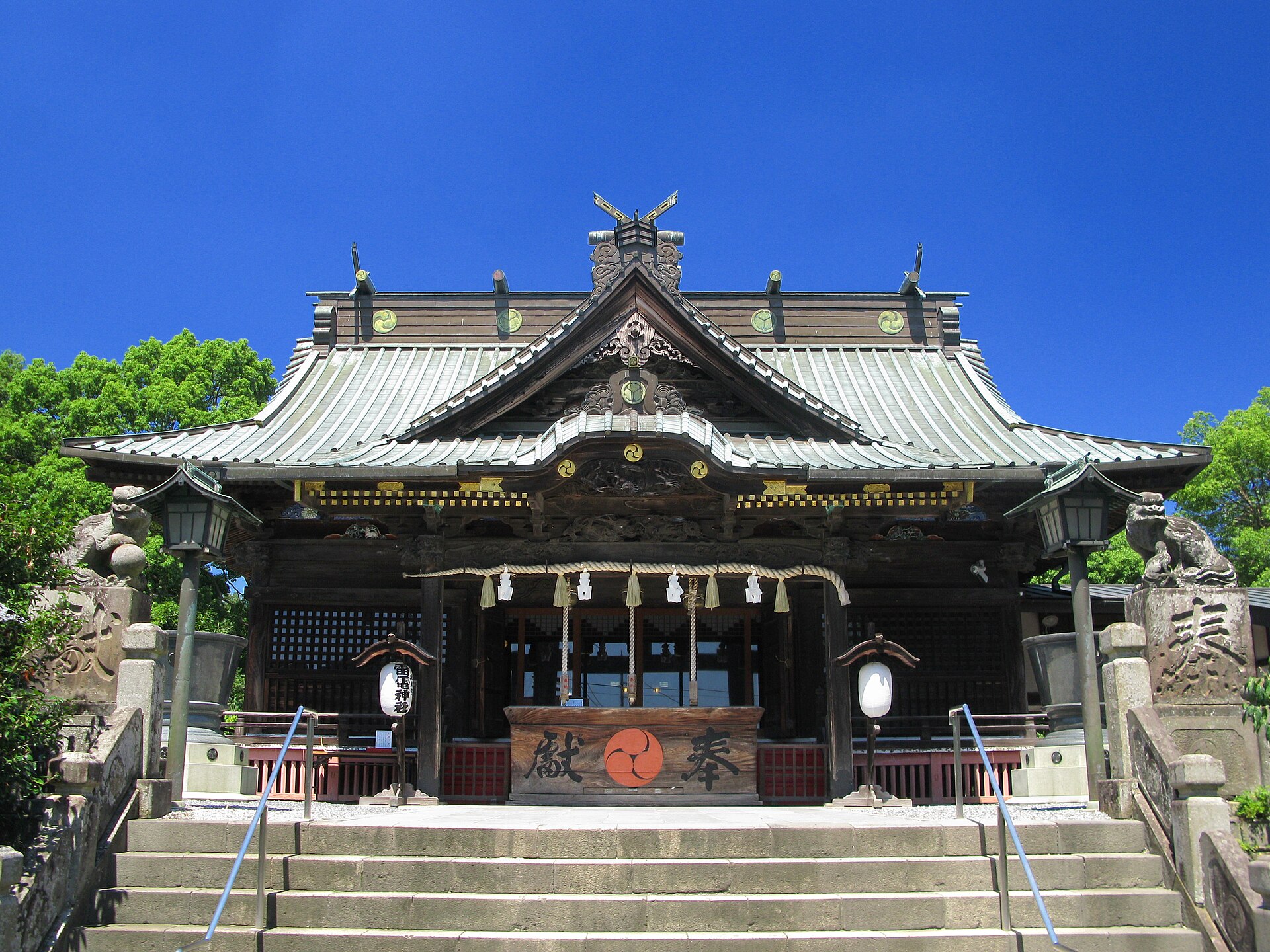 雷電神社の拝殿