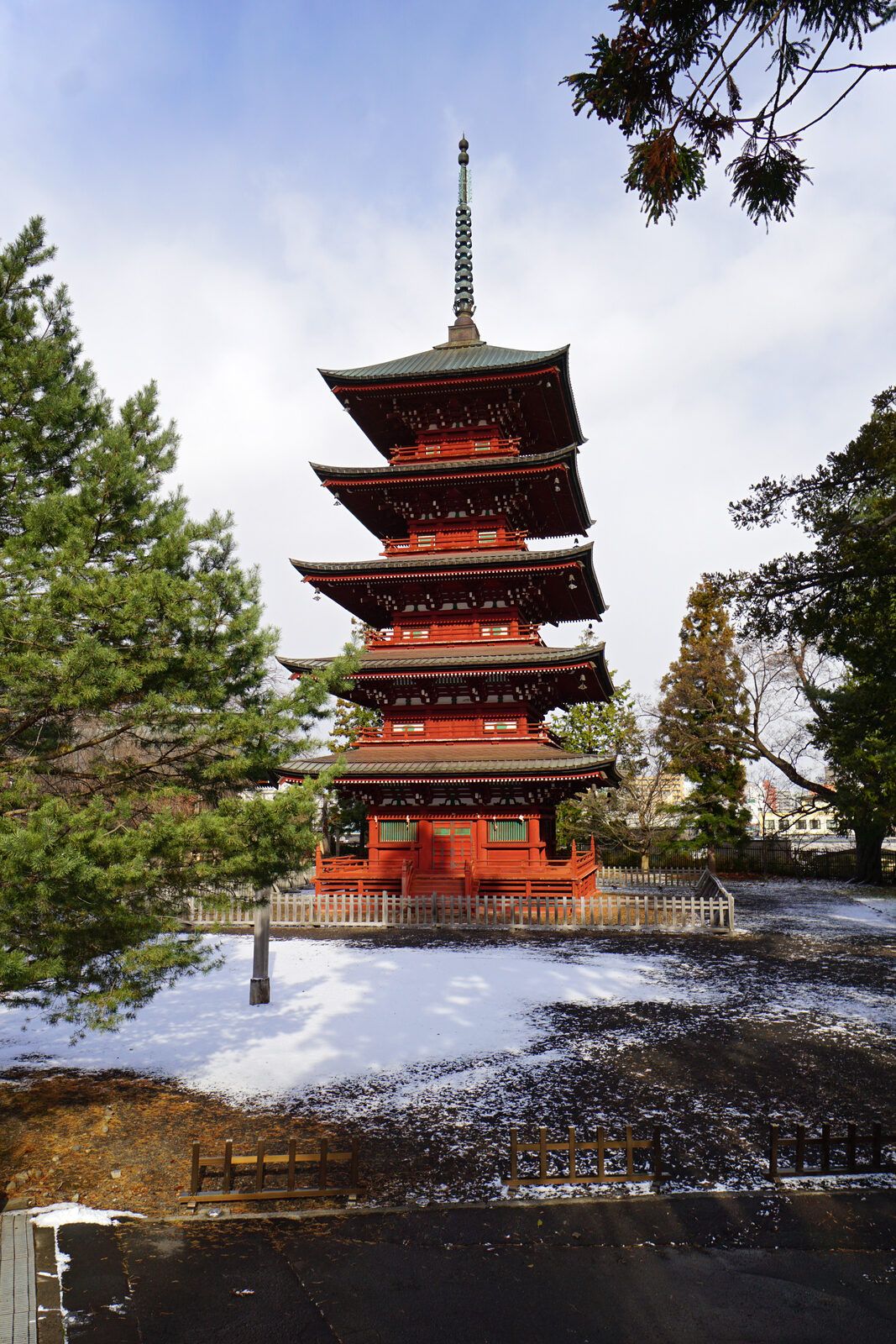 津軽真言宗最勝院の五重塔、東北地方現存最古の五重塔