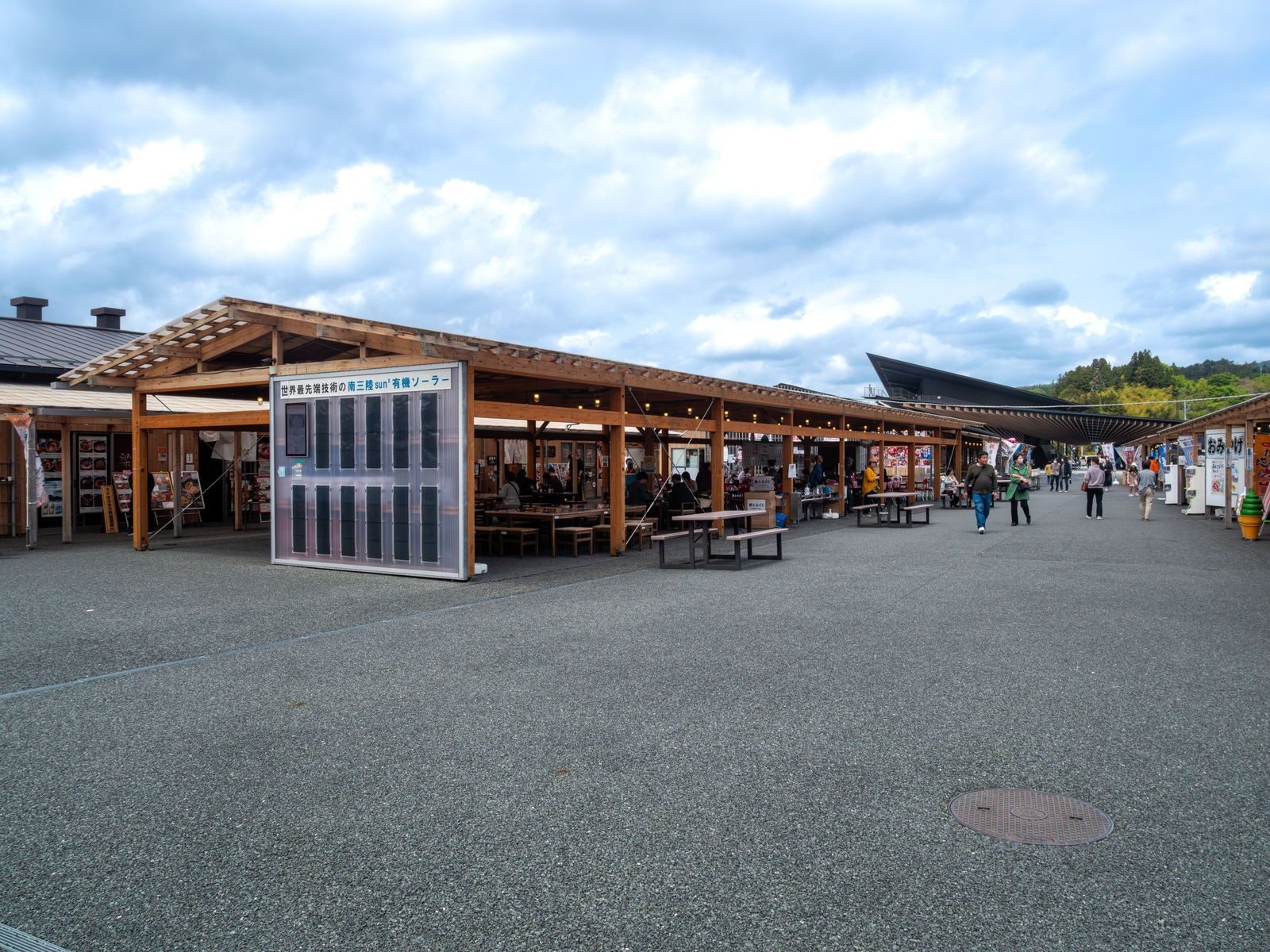 南三陸さんさん商店街の外観
