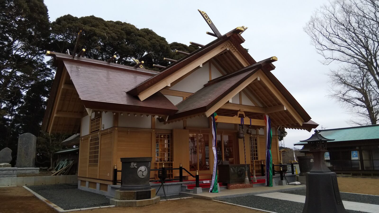 佐波波地祇神社の拝殿