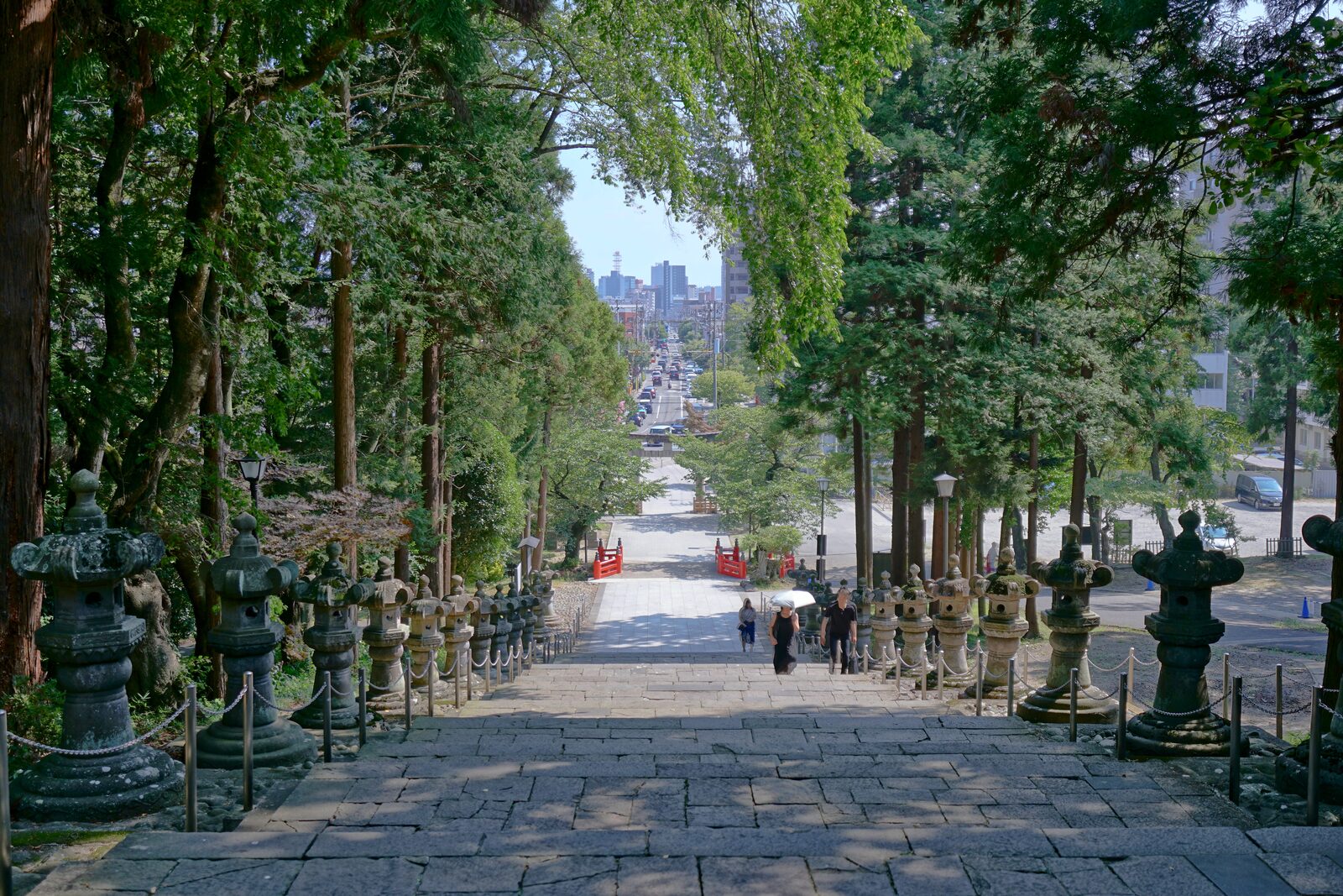 仙台東照宮の表参道