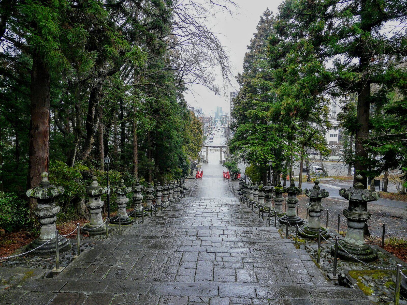仙台東照宮の参道