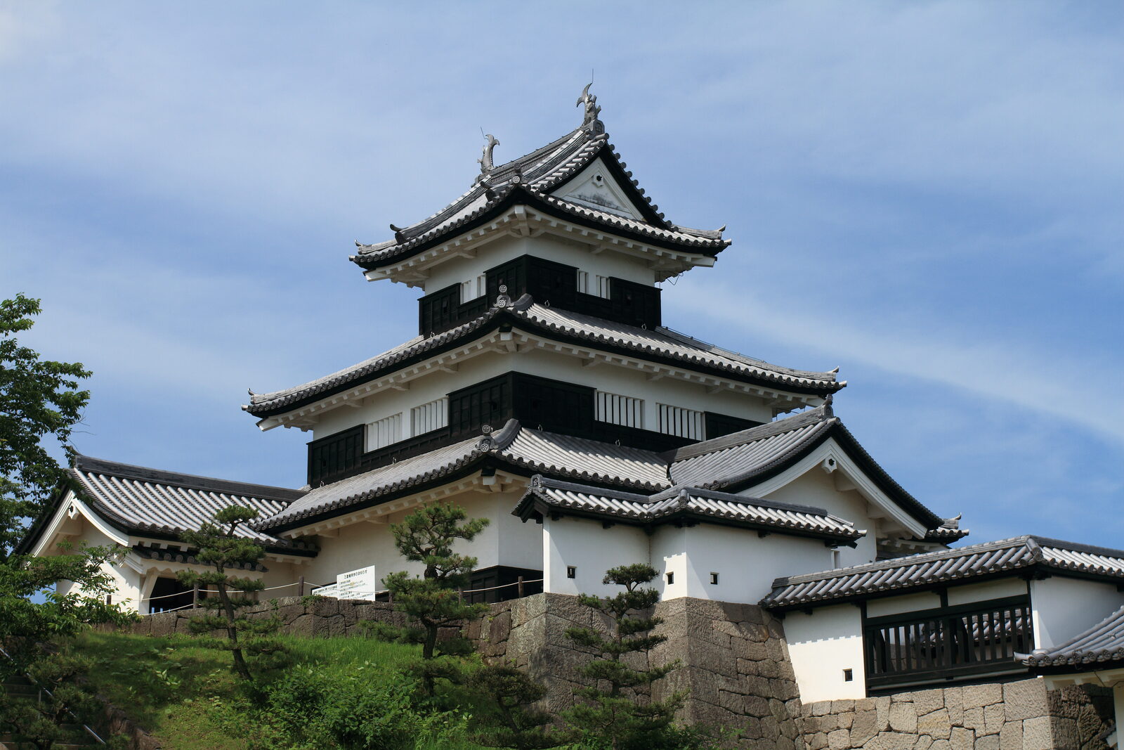 白河小峰城の三重櫓
