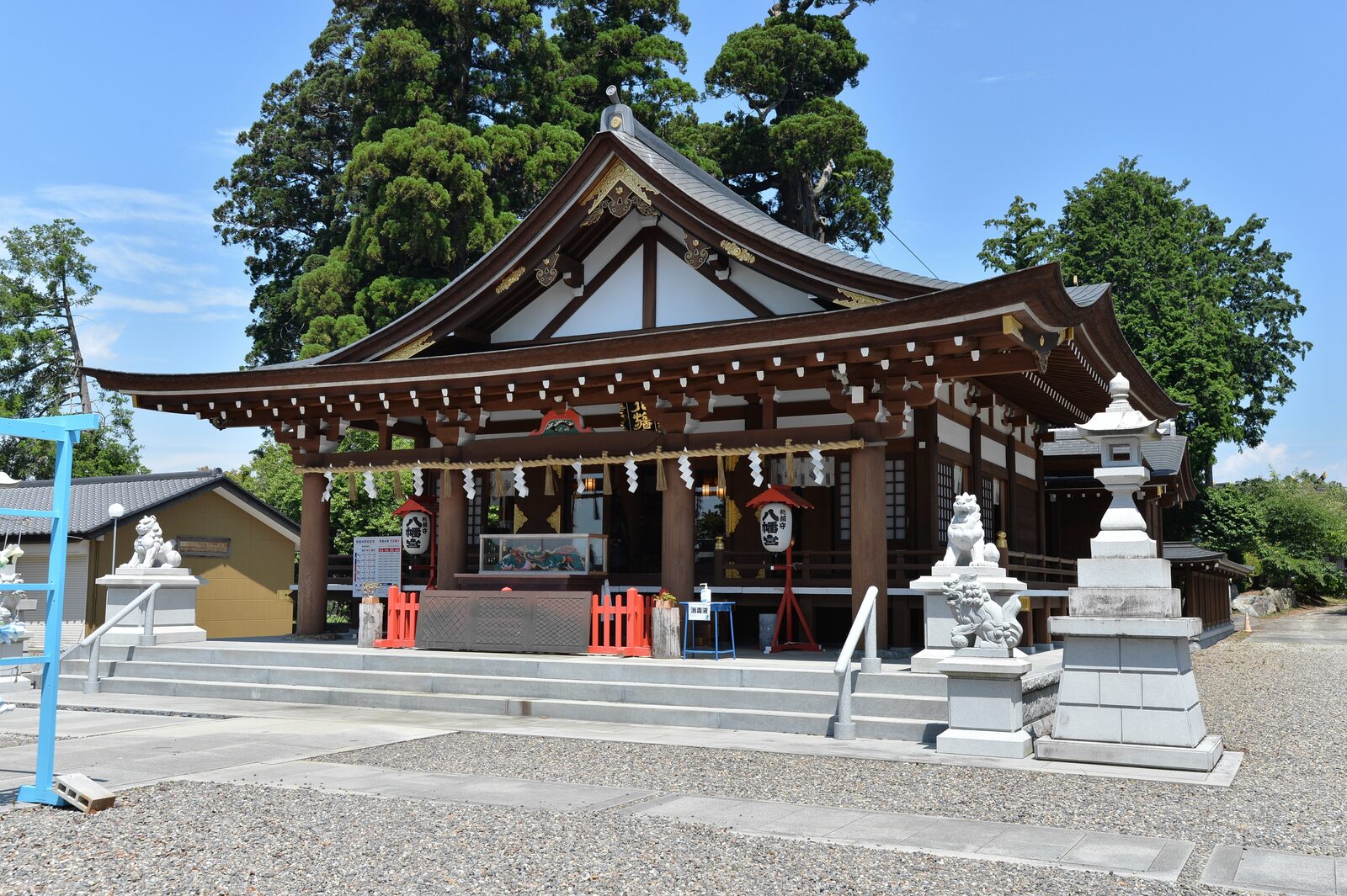 高萩八幡宮の拝殿