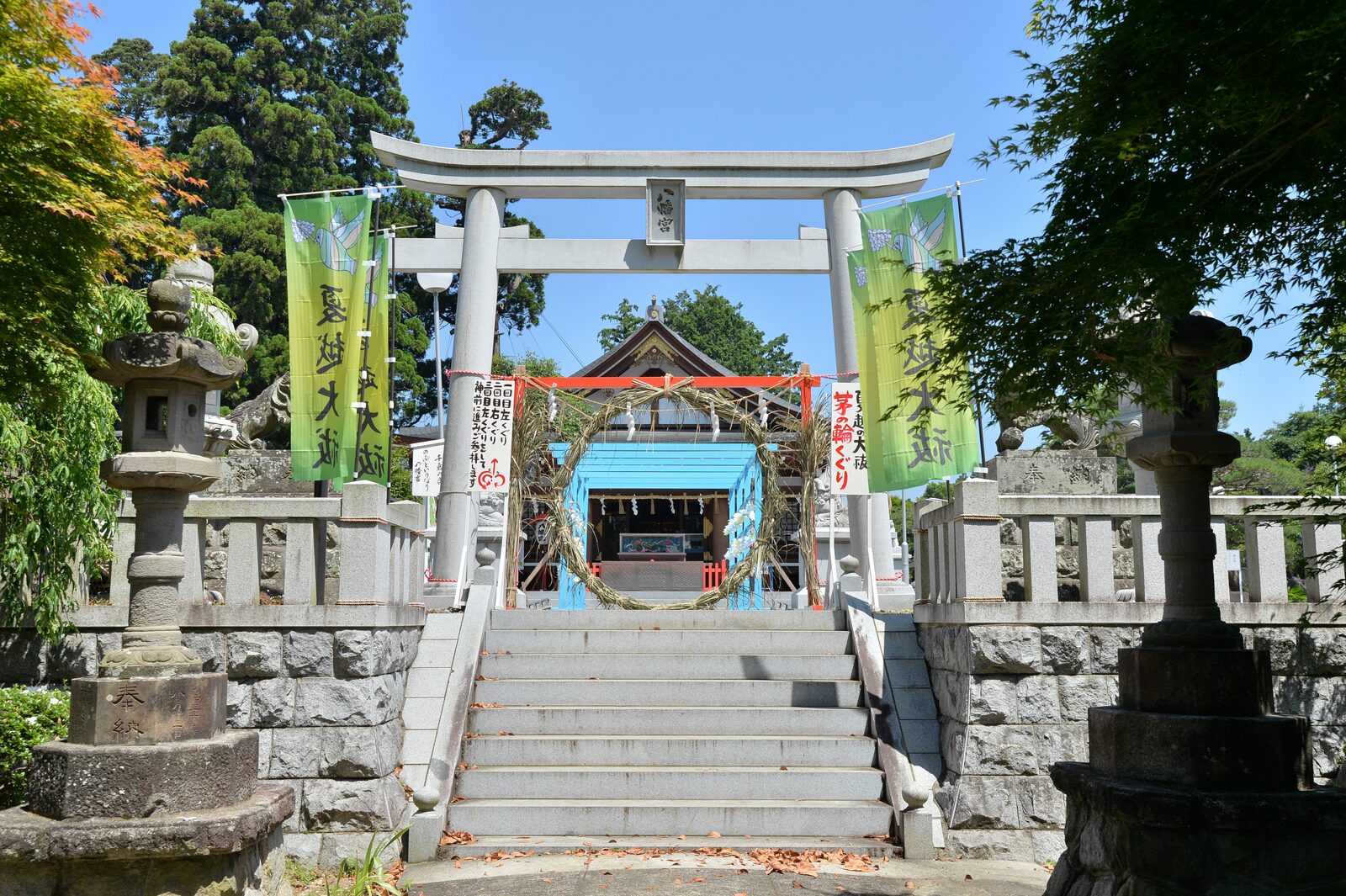 高萩八幡宮の二ノ鳥居