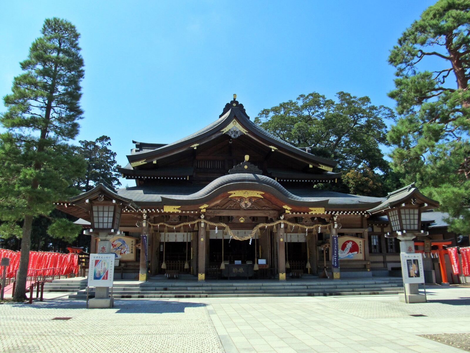 竹駒神社の拝殿