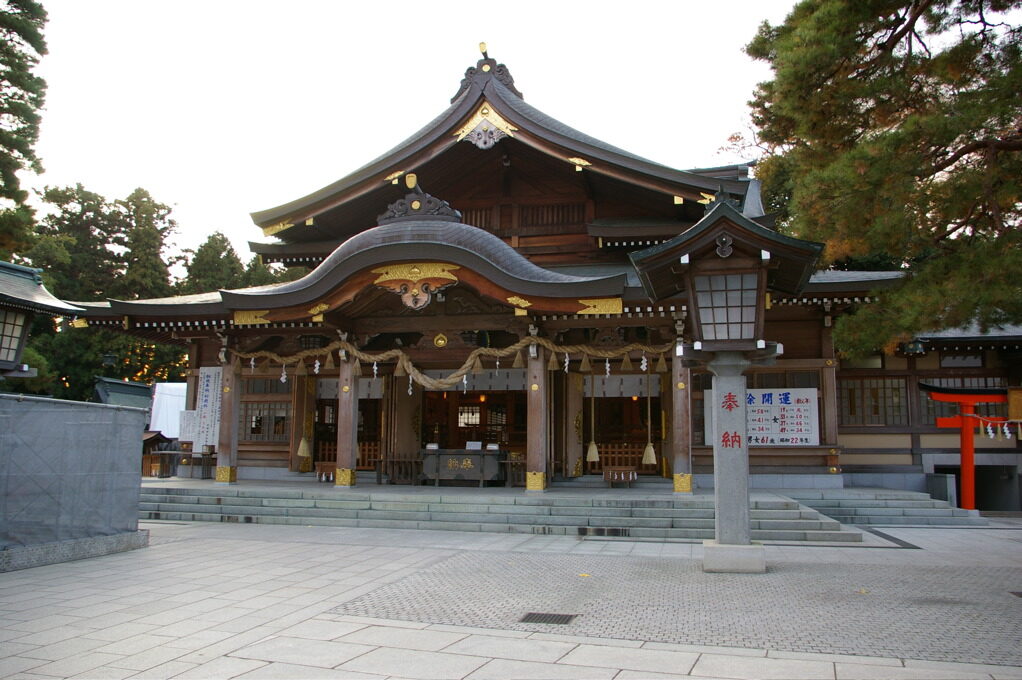 竹駒神社の境内全景
