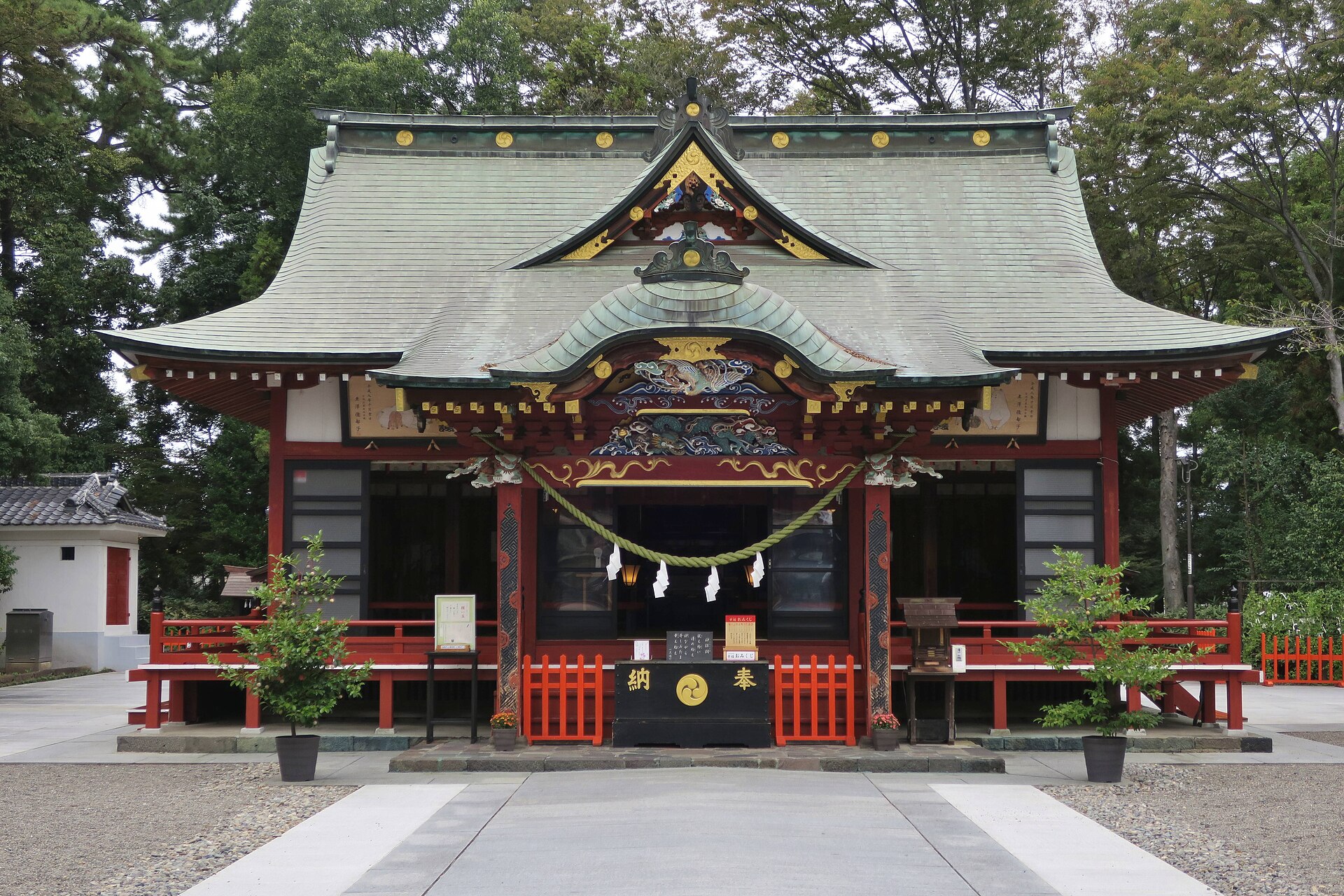 玉村八幡宮の拝殿