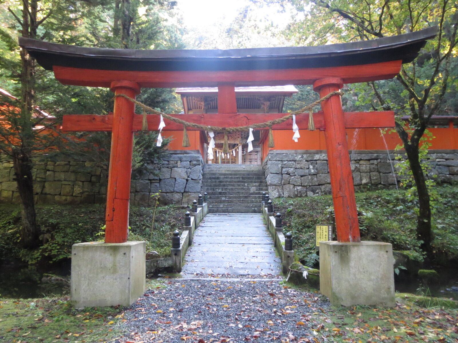 丹内山神社の五の鳥居