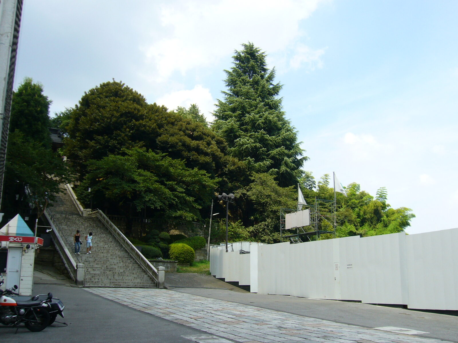 宇都宮二荒山神社の表参道大鳥居と石段