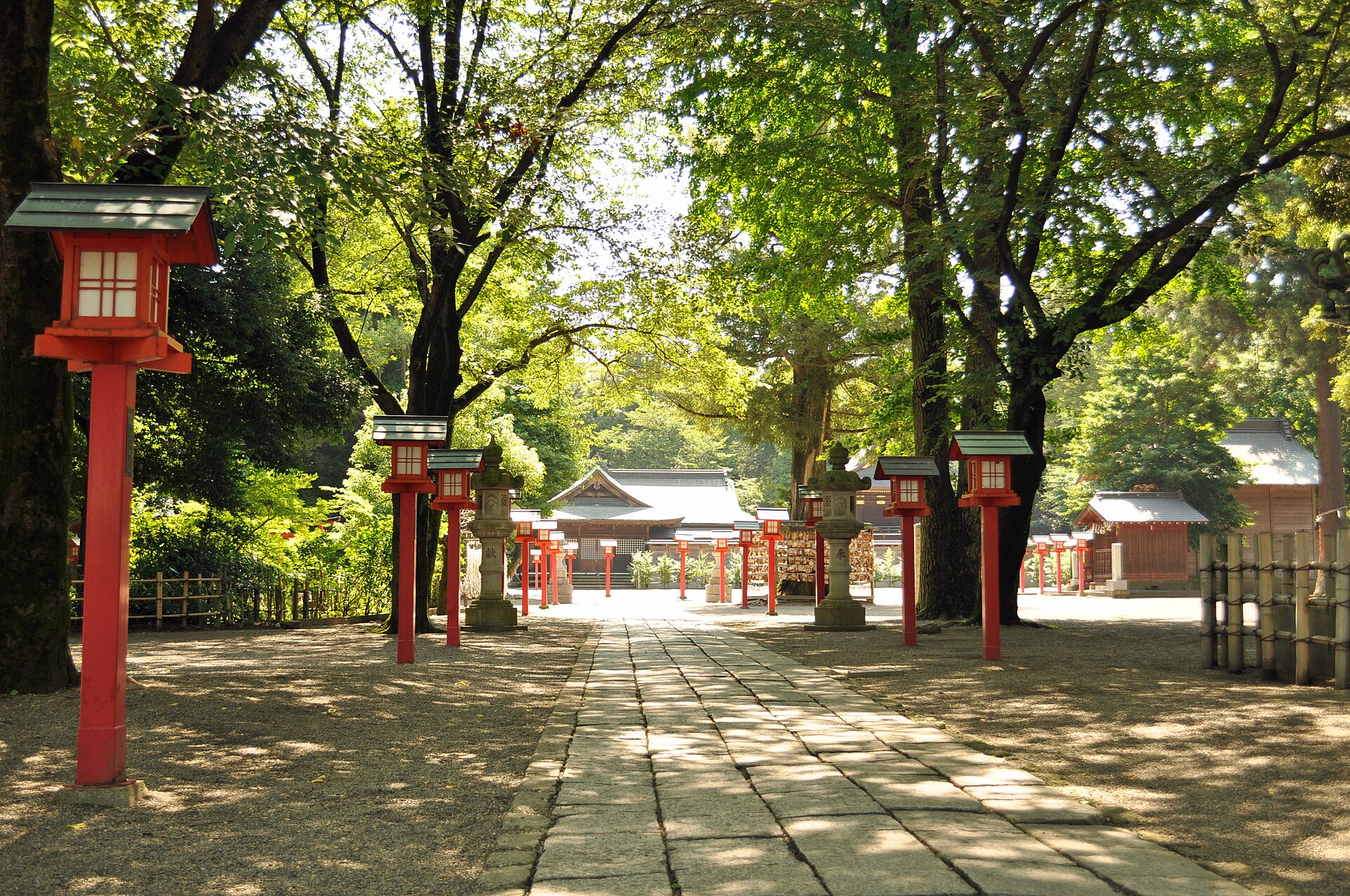 鷲宮神社の境内