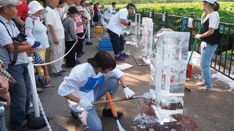 氷の彫刻
